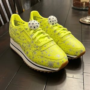 Reebok CL Leather Double Ripple X Melody Eshani shoes sneakers M47471 womens 9.5